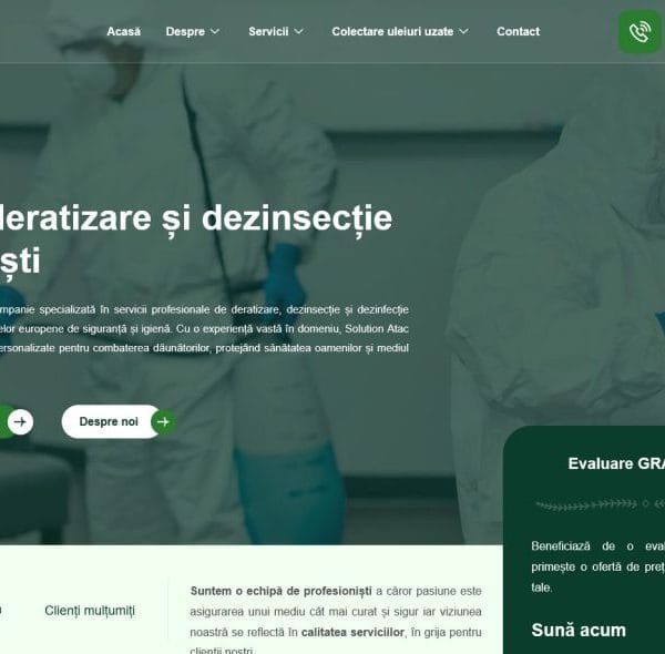 Firma deratizare Bucuresti SOLUTION ATAC SRL