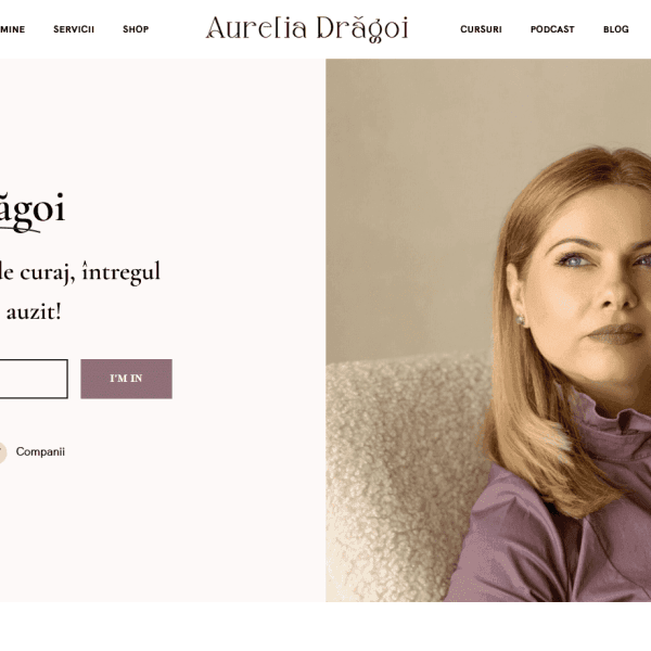 Mindset Public Speaking Coach Aurelia Dragoi