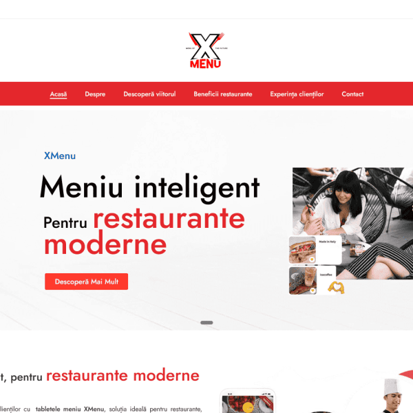 XMenu – Tablete meniu restaurante
