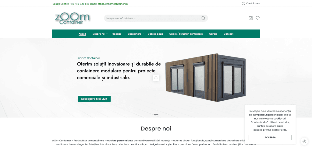 Containere modulare Producator de containere zOOmContainer