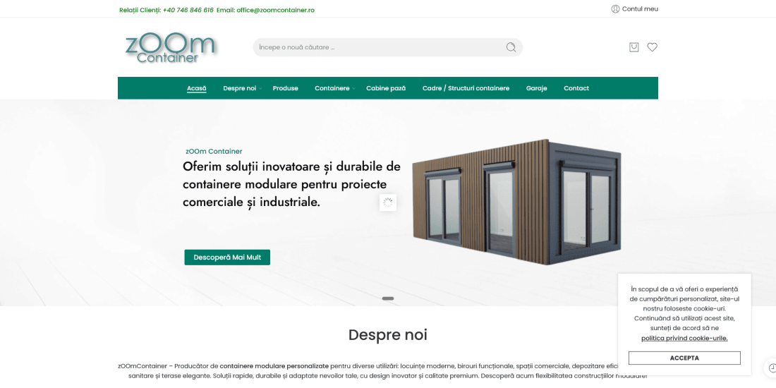 Containere modulare Producator de containere zOOmContainer
