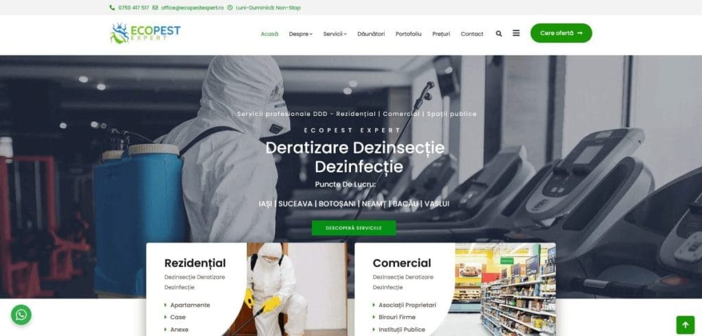 Firma deratizare Dezinsectie Ecopest Expert