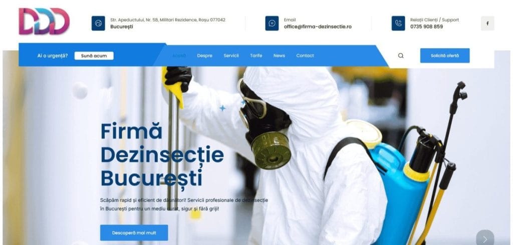 Firma dezinsectie