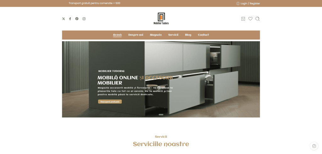 Mobilier Tudora Shop