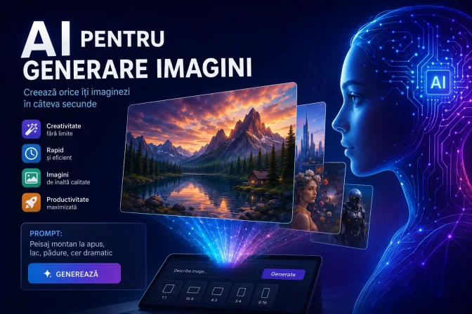 AI pentru generare imagini: ghid complet pentru crearea de imagini spectaculoase cu inteligența artificială în 2026