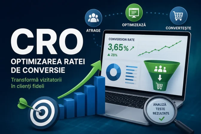 CRO – Ghid complet pentru optimizarea ratei de conversie și creșterea vânzărilor online în 2026