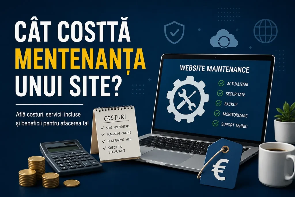 Cât costă mentenanța unui site