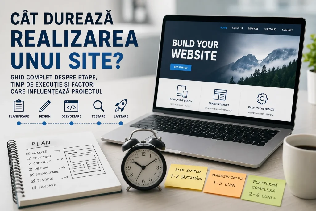 Cât durează realizarea unui site