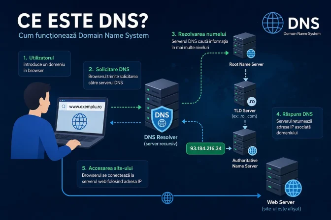 Ce este DNS? Ghid complet pentru începători