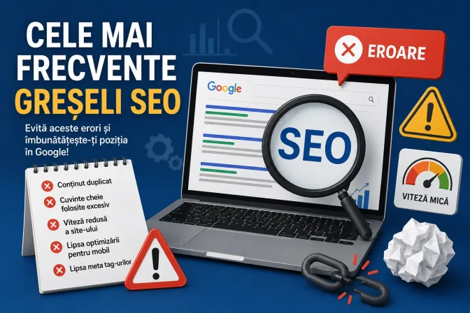 Cele mai frecvente greșeli SEO