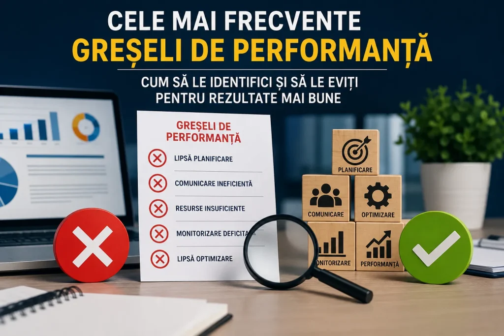 Cele mai frecvente greșeli de performanță