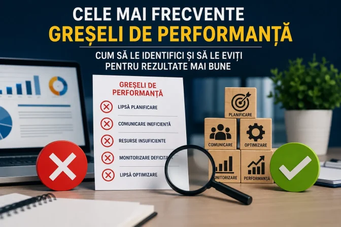 Cele mai frecvente greșeli de performanță