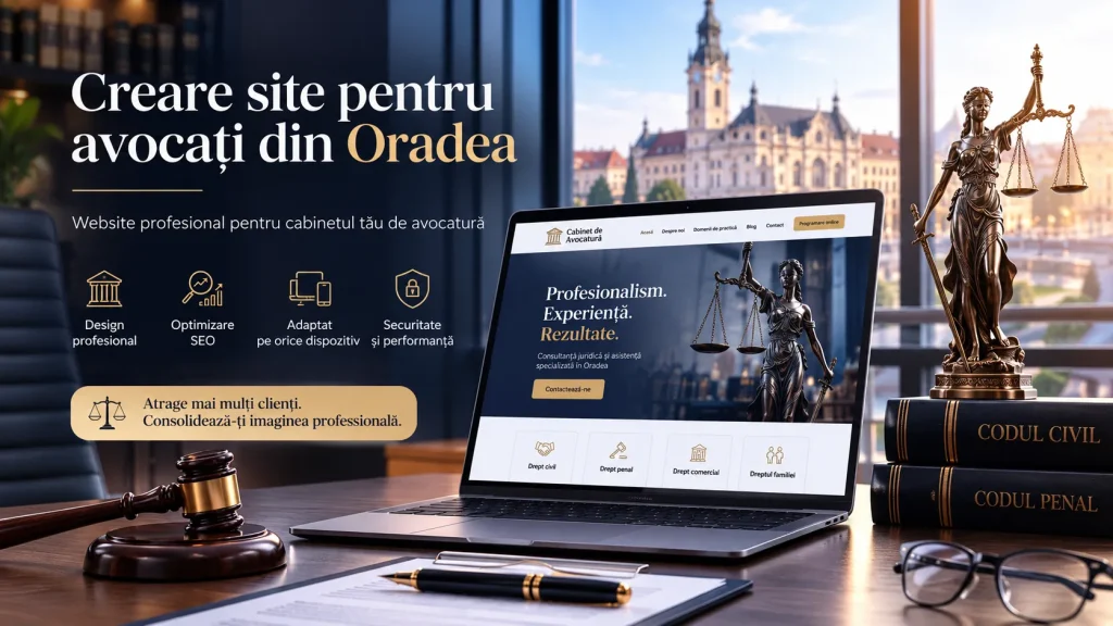 Creare site pentru avocați din Oradea