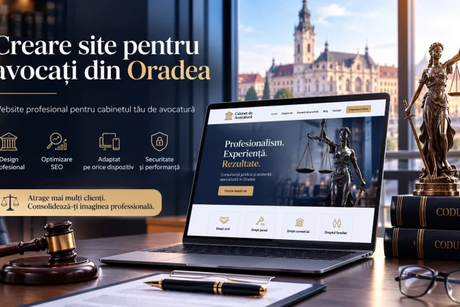 Creare site pentru avocați din Oradea