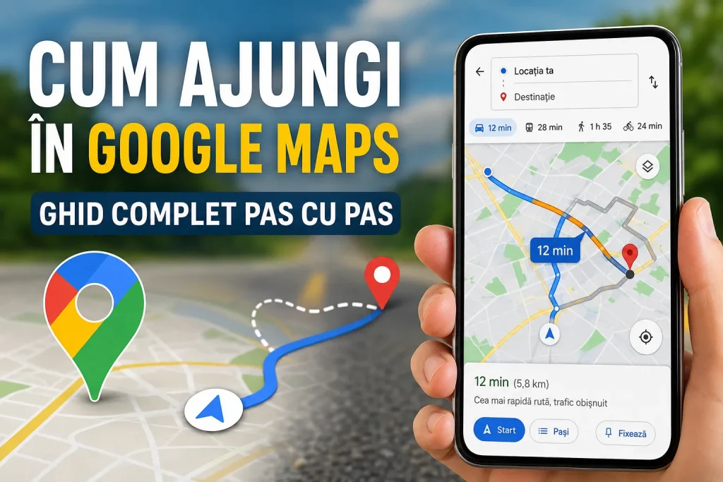 Cum ajungi în Google Maps