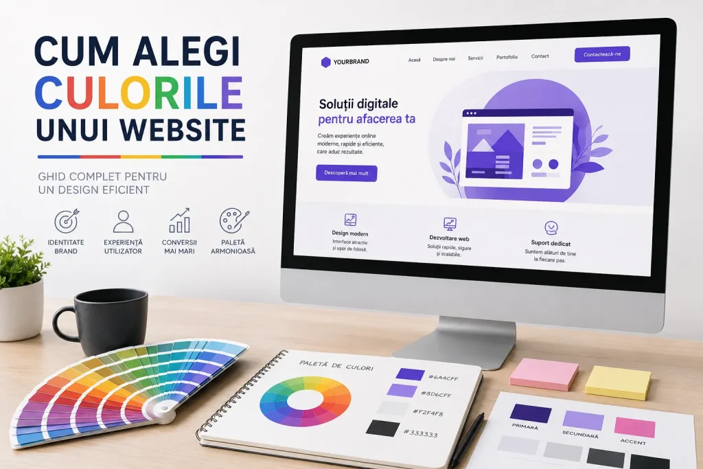 Cum alegi culorile unui website