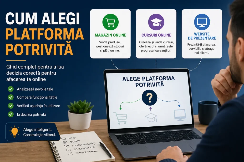 Cum alegi platforma potrivită