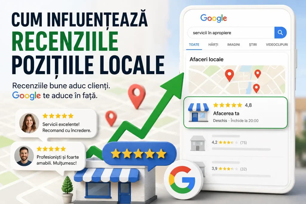Cum influențează recenziile pozițiile locale