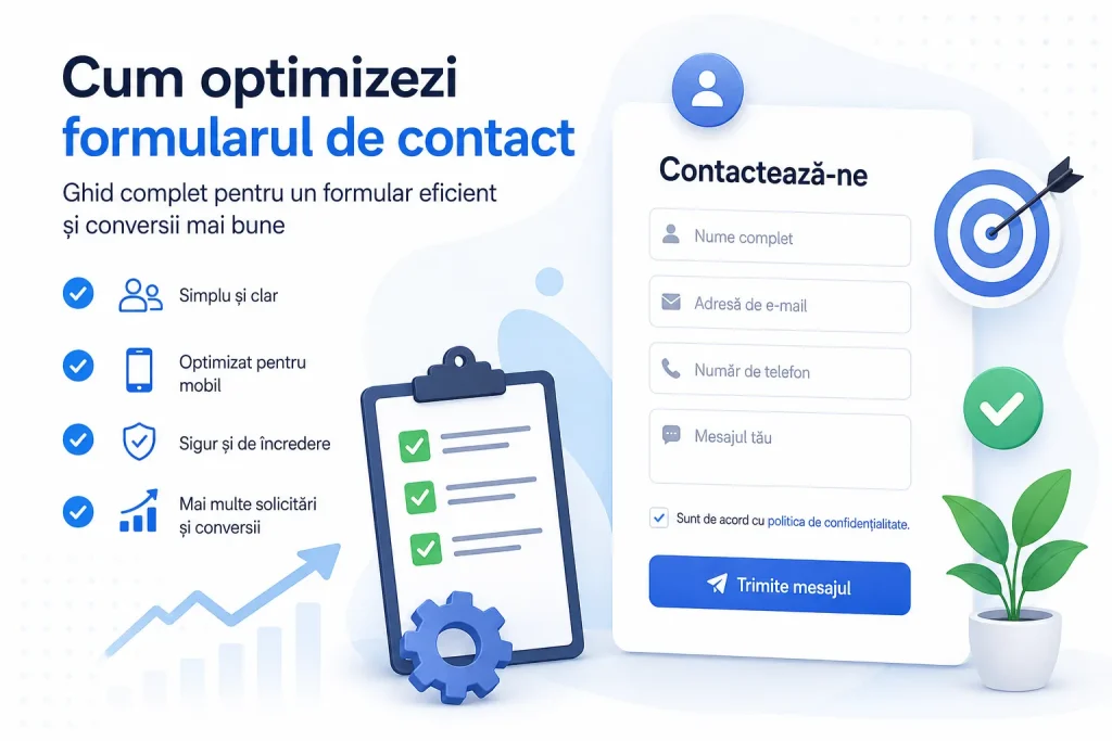 Cum optimizezi formularul de contac