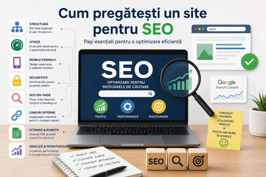 Cum pregătești un site pentru SEO