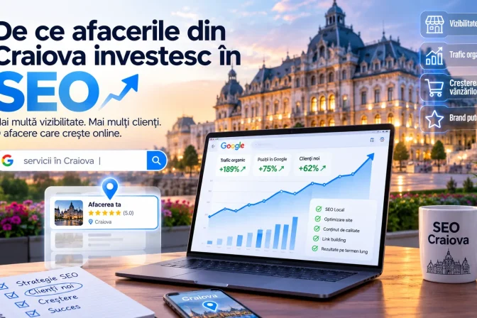De ce afacerile din Craiova investesc în SEO