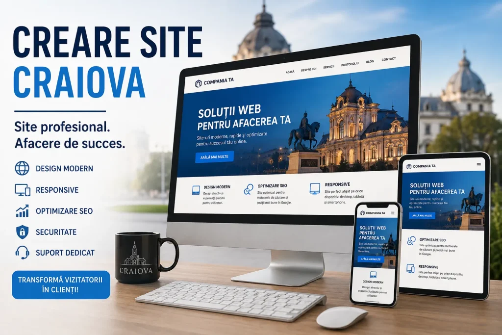 De ce orice firmă din Craiova are nevoie de un site profesional