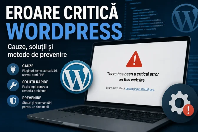 Eroare critică WordPress: cauze, soluții rapide și metode de prevenire complete
