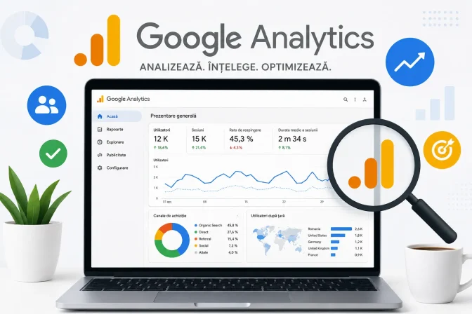 Google Analytics – Ghid complet pentru monitorizarea și analiza traficului website-ului