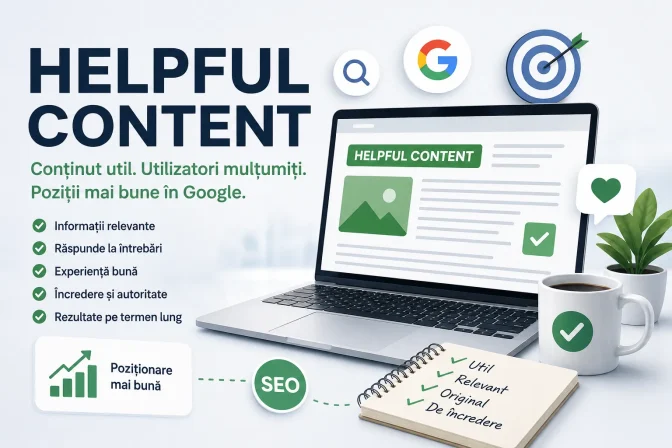 Helpful Content: ghid complet pentru crearea unui conținut valoros care ajută utilizatorii și îmbunătățește poziționarea în Google