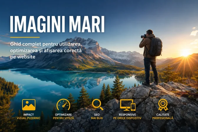 Imagini mari – ghid complet pentru utilizarea, optimizarea și afișarea corectă pe website