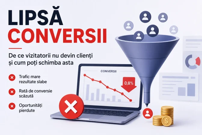 Lipsă conversii: cauze, soluții și strategii eficiente pentru creșterea ratei de conversie