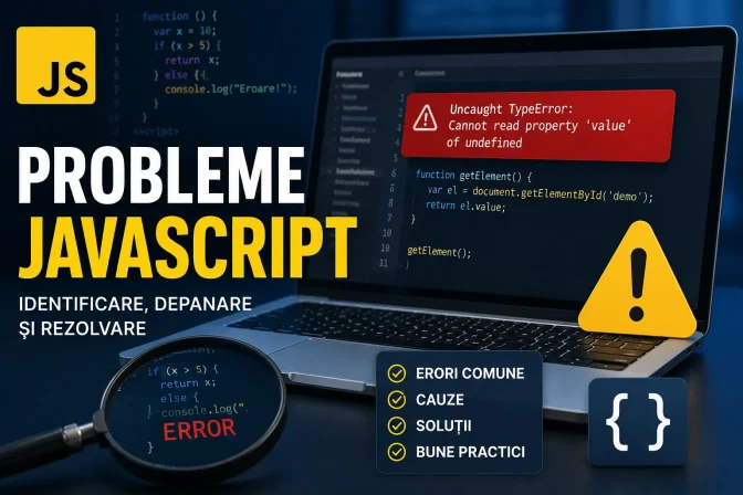 Probleme JavaScript – Ghid complet pentru identificarea și rezolvarea celor mai frecvente erori