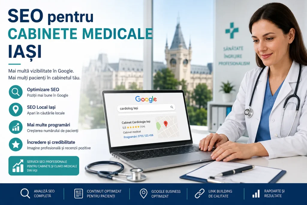 SEO pentru cabinete medicale din Iași