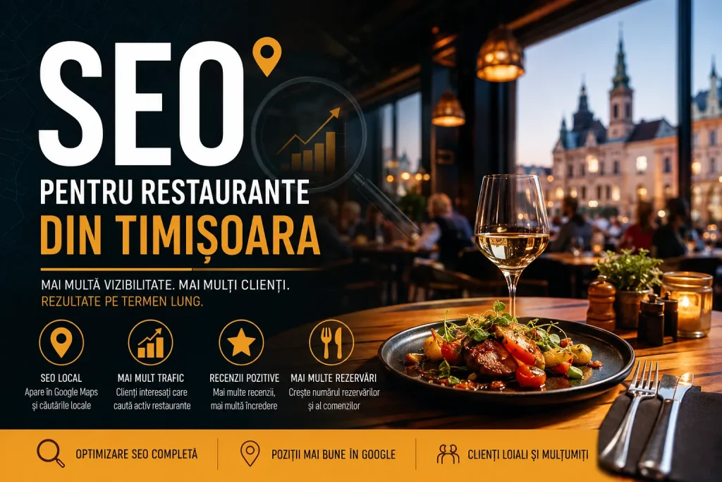 SEO pentru restaurante din Timișoara