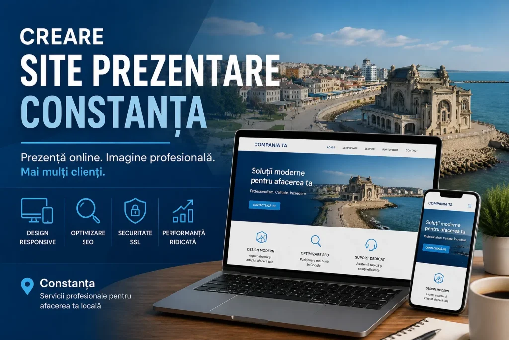 Site de prezentare pentru firme din Constanța
