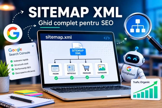Sitemap XML: Ghid complet pentru optimizarea SEO și indexarea rapidă a site-ului