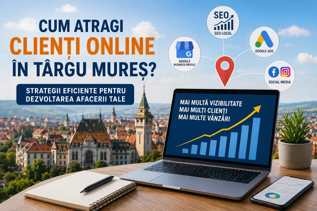 Atragi clienți online în Târgu Mureș