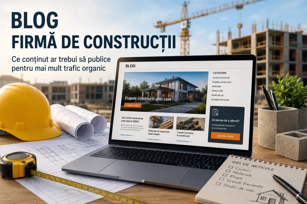 Blog firmă de construcții