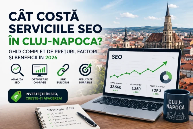Cât costă serviciile SEO în Cluj-Napoca? Ghid complet de prețuri, factori și beneficii