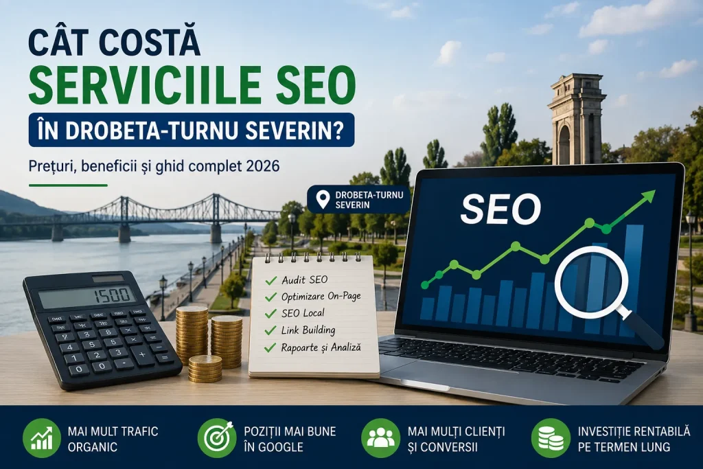 Cât costă serviciile SEO în Drobeta Turnu Severin