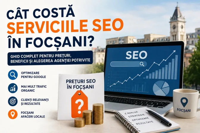 Cât costă serviciile SEO în Focșani? Ghid complet pentru prețuri, factori și beneficii