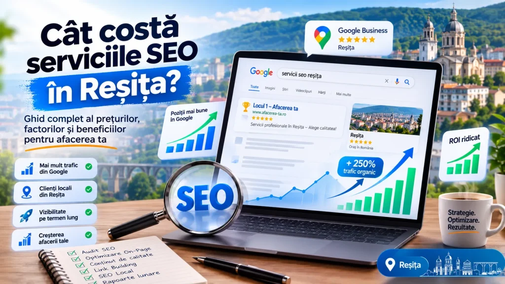 Cât costă serviciile SEO în Reșița