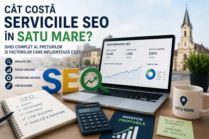 Cât costă serviciile SEO în Satu Mare? Ghid complet al prețurilor și factorilor care influențează costul