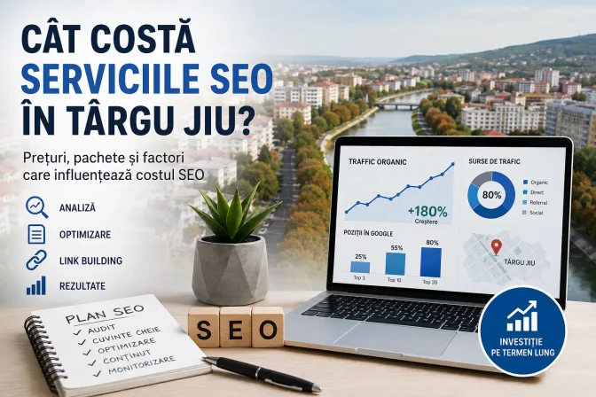 Cât costă serviciile SEO în Târgu Jiu? Prețuri, tarife și oferte SEO