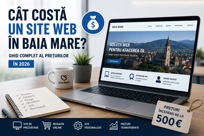 Cât costă un site web în Baia Mare? Ghid complet al prețurilor