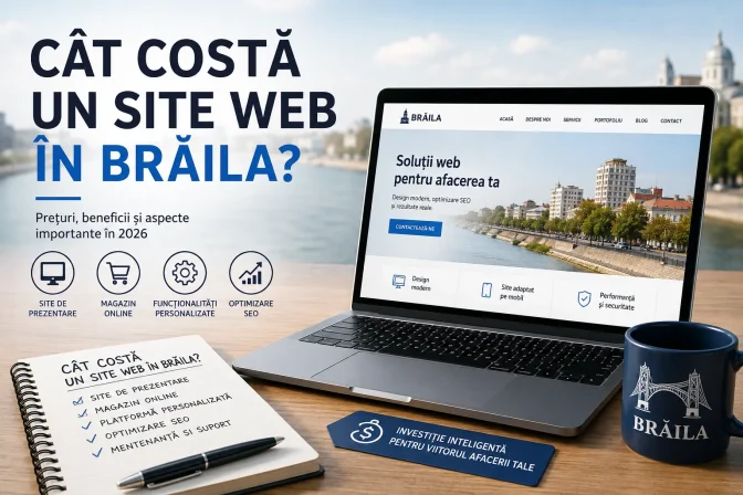 Cât costă un site web în Brăila? Ghid complet al prețurilor