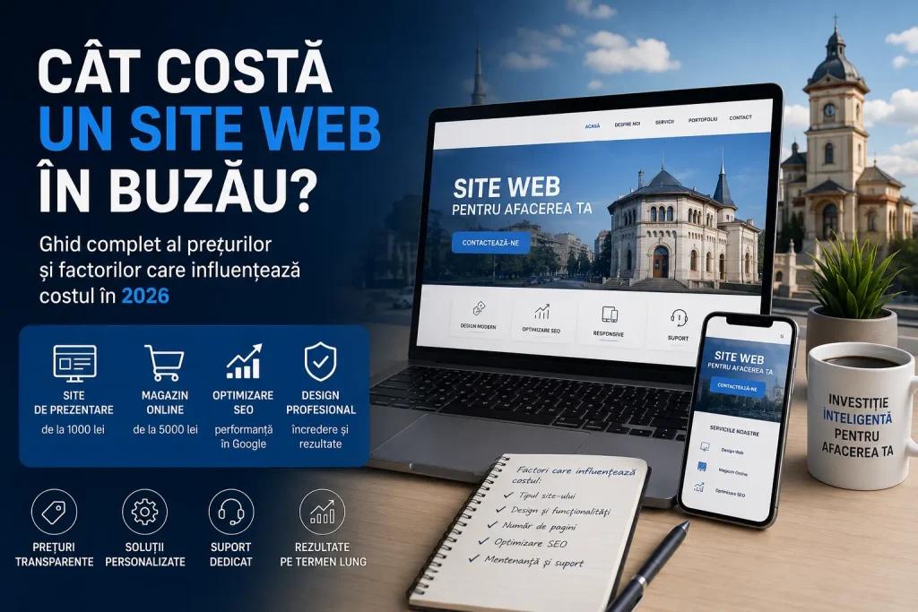 Cât costă un site web în Buzău