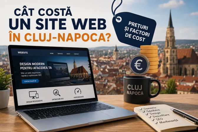 Cât costă un site web în Cluj-Napoca? Ghid complet al prețurilor și factorilor care influențează costul