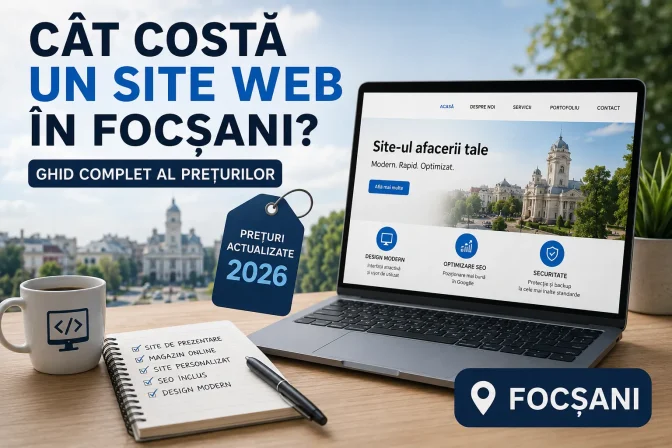 Cât costă un site web în Focșani? Ghid complet al prețurilor