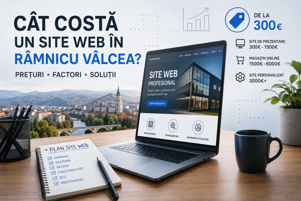 Cât costă un site web în Râmnicu Vâlcea